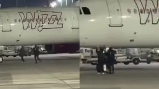 Пассажиры пытались догнать самолёт по взлётной полосе: видео разлетелось в соцсетях