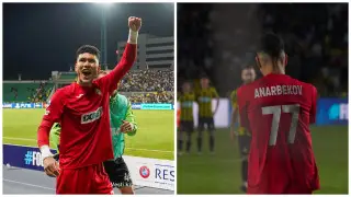 УЕФА назвал лучшим спасение Анарбекова в матче Лиги чемпионов