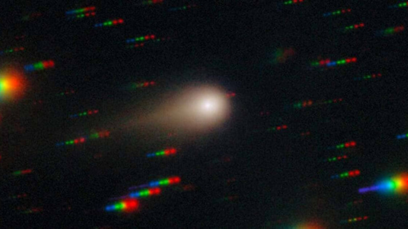 Изображение межзвездной кометы 3I/ATLAS, полученное телескопом Gemini South. © International Gemini Observatory