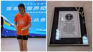 11-летняя школьница из Китая установила два невероятных рекорда Гиннесса