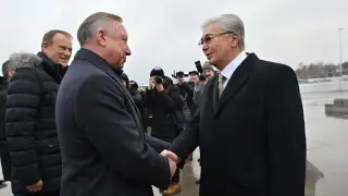 Токаев прибыл в Санкт-Петербург
