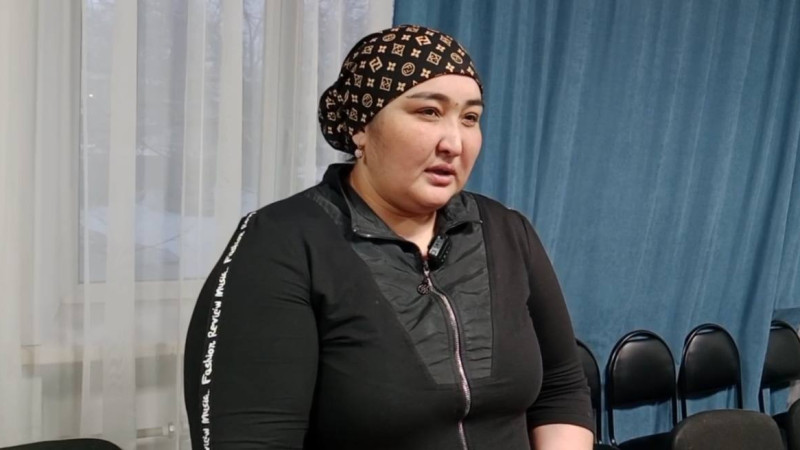 Таншолпан Каримова после оглашения приговора / Фото © Tengrinews.kz