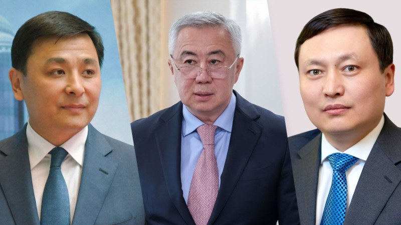 Алтай Кульгинов, Серик Жумангарин, Асан Дарбаев. Фото © Tengrinews.kz / Турар Казангапов, gov.kz