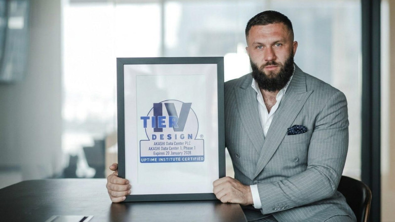 Председатель правления Akashi Data Center PLC Владислав Минкевич. Фото: Akashi
