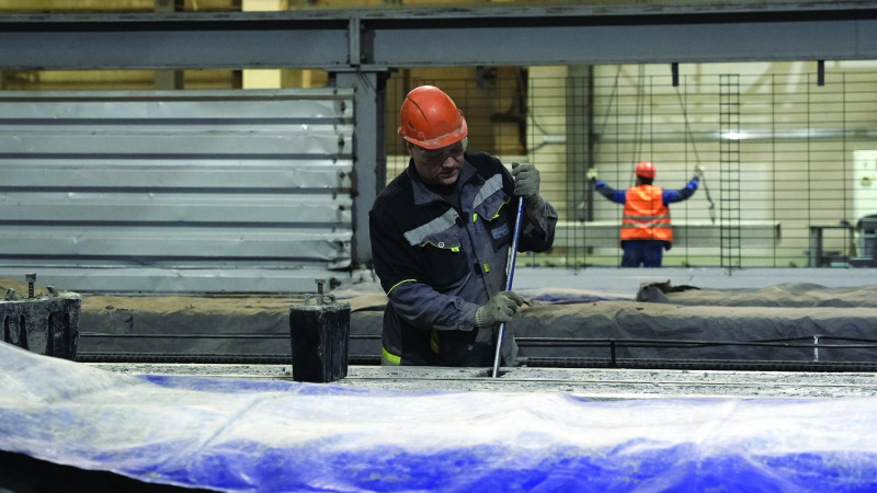 Железобетонные шпалы и брусья. Фото Railways Systems KZ