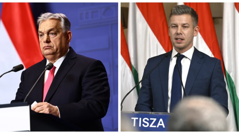 Виктор Орбан и Петер Мадьяр. Фото: Anadolu Ajansı