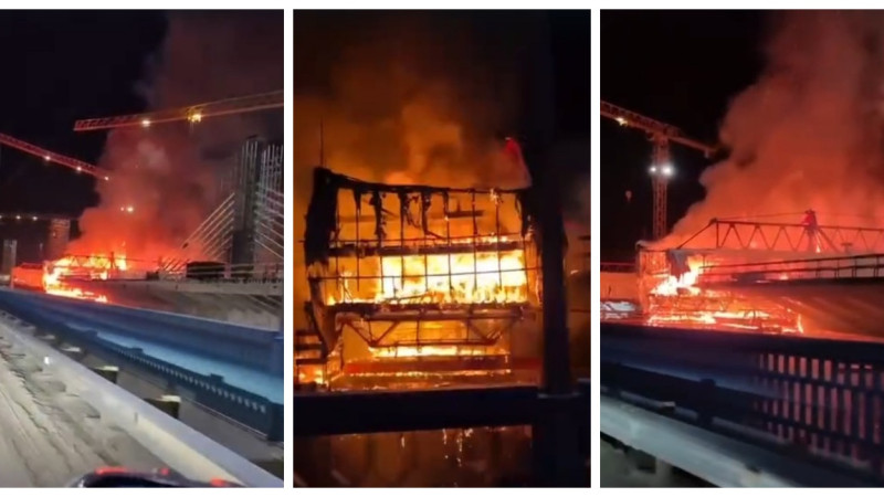 Кадры видео очевидца