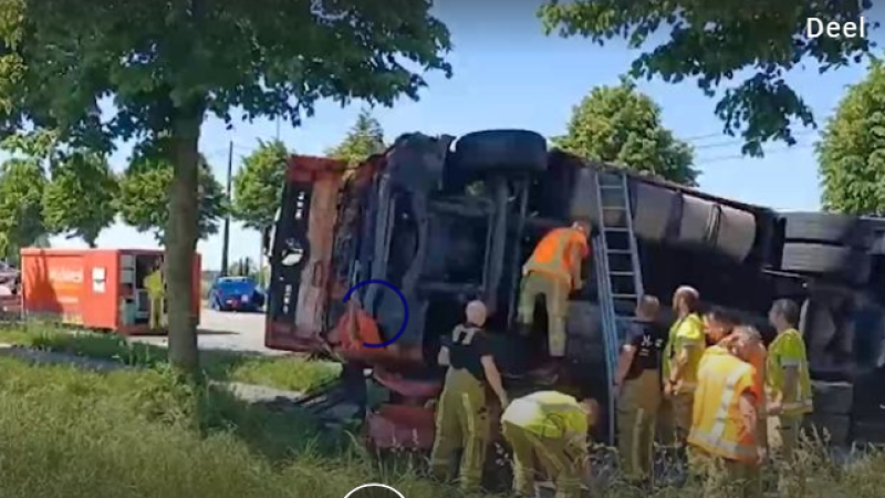 Кадры из видео/nieuwsblad.be