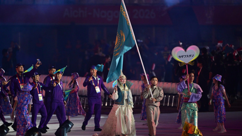 Сборная Казахстана на Азиаде. Фото: olympic.kz