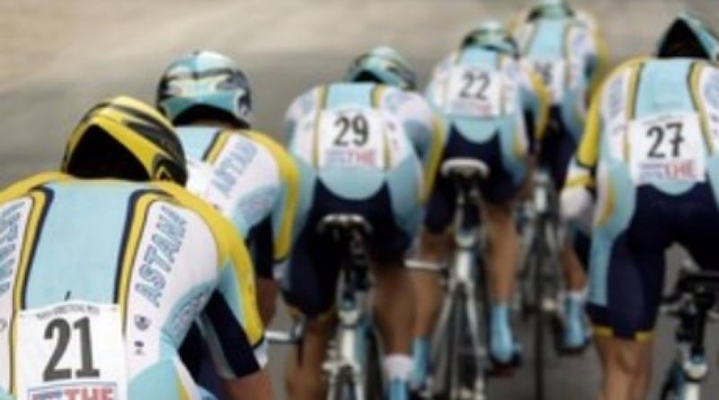 Photo courtesy of press-service of Astana cycling team