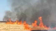 400 hectares of steppe in Atyrau oblast caught fire