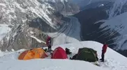 Landslide and "alive" rocks did not hinder expedition to K2 from getting to the first camp