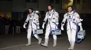 Soyuz TMA-21 with 3 astronauts on board successfully landed in Kazakhstan