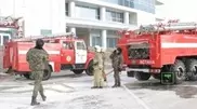 PHOTO: Fire in KazMunaiGas building in Astana