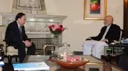 Kazakhstan Foreign Minister and President of Afghanistan met in Kabul