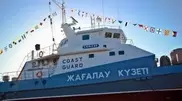 Kazakhstan border service's motor boat staved in at Caspian Sea