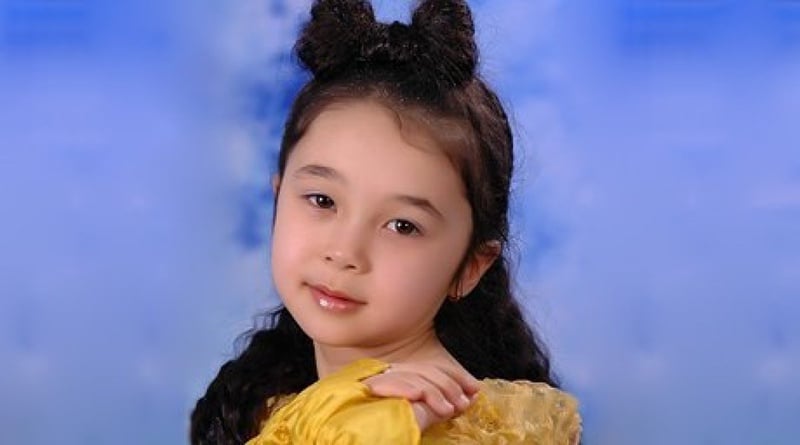 6-y.o. Aruzhan Askerova from Kokshetau. Photo courtesy of foto.mail.ru