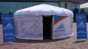PHOTO: Solar battery yurt present on Astana City Day