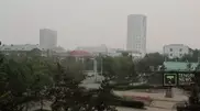 Astana covered with smoke from Russian wildfires
