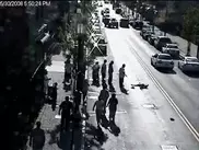 Tourists film New York police shooting 