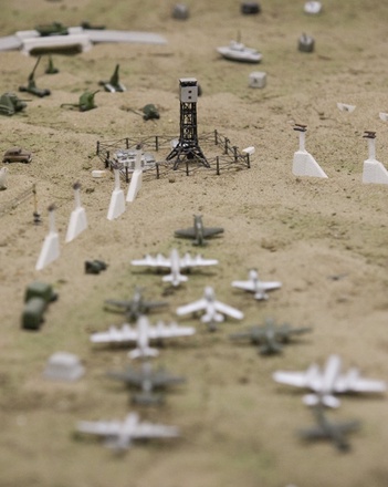 A scale replica of the nuclear test site is seen in a museum in Kurchatov, former command centre of the Semipalatinsk testing range. ©REUTERS/Shamil Zhumatov