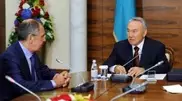 Nazarbayev awarded Russia's Foreign Minister with Dostyk decoration