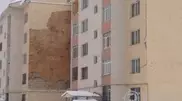 State-built apartment houses falling apart in Talgar near Almaty