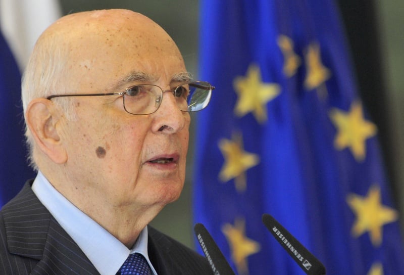 Italy's President Giorgio Napolitano. ©REUTERS