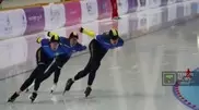Skating: Kazakhstan speed skaters won team sprint in China