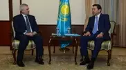 Serik Akhmetov met with head of Lukoil in Astana