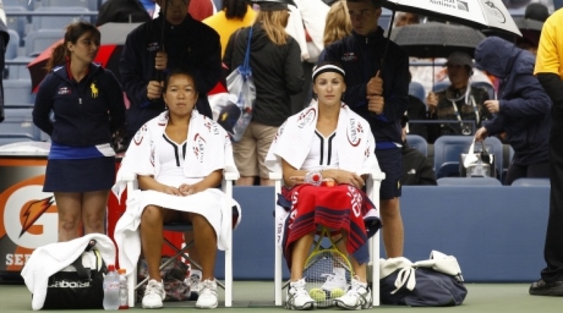 Vania King and Yaroslava Shvedova. ©REUTERS/Kevin Lamarque