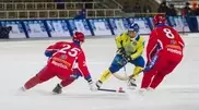 PHOTO: Kazakhstan lost to Russia in World Bandy Championship