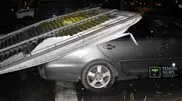 PHOTO: Billboard fell on car in Almaty