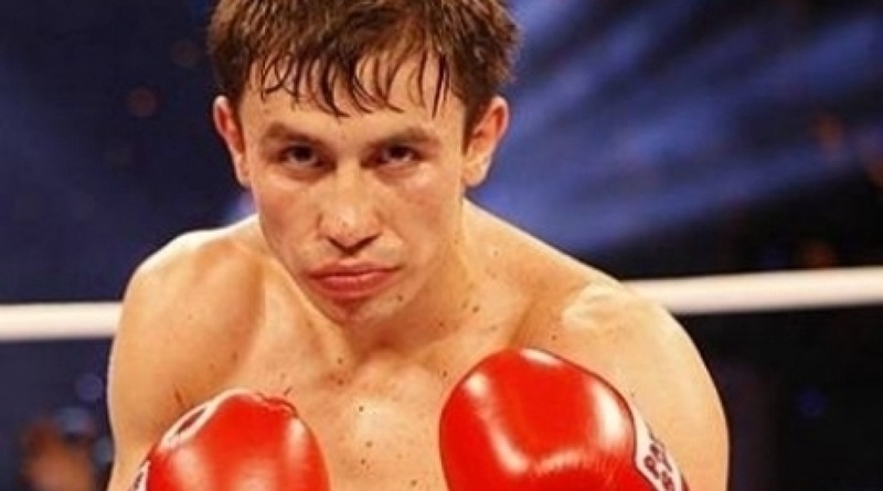 Gennadiy Golovkin. Tengrinews.kz stock photo