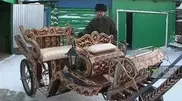 Petropavlovsk citizen constructed a caroche with mini-bar and music player