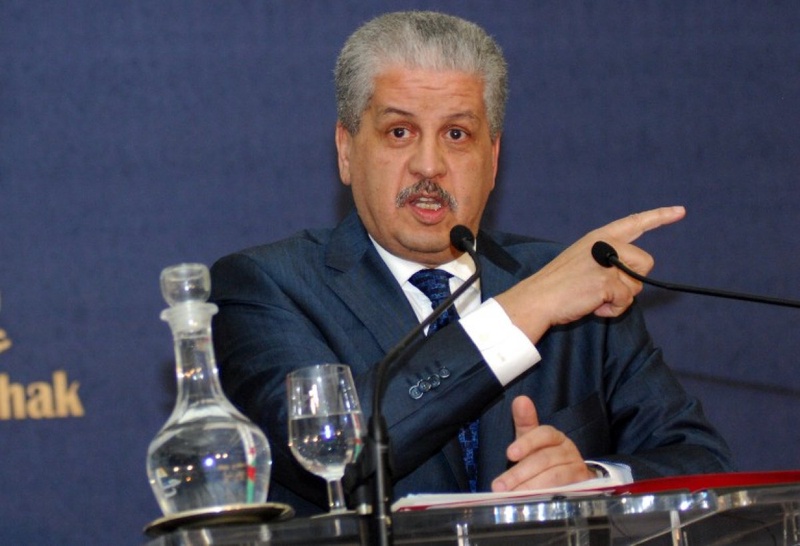 Algerian Prime Minister Abdelmalek Sellal. 