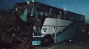 Bus smashes into KamAZ truck in southern Kazakhstan; 5 dead, 26 injured