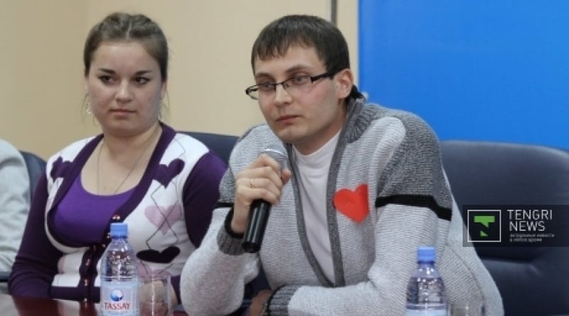 Vladislav Fertikh with wife. Photo by Marat Abilov©