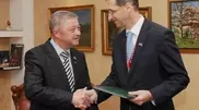 Kazakhstan diplomat awarded with Knight's Cross