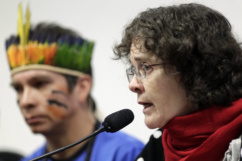 President of the National Indian Foundation (FUNAI), Marta Maria do Amaral Azevedo. ©REUTERS/Ueslei Marcelino 