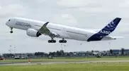 Airbus A350 takes off for battle with Boeing 
