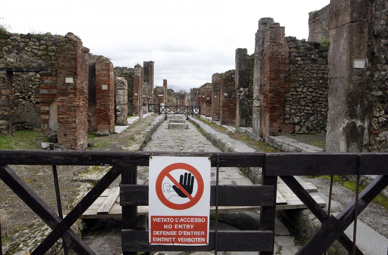 The ancient Roman city Pompeii. ©REUTERS/Ciro De Luca 