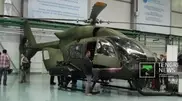 EC 645 T2 military helicopter presented in Astana