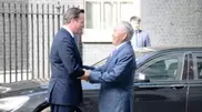 Kazakhstan’s President Nursultan Nazarbayev meets UK’s Prime Minister David Cameron in London