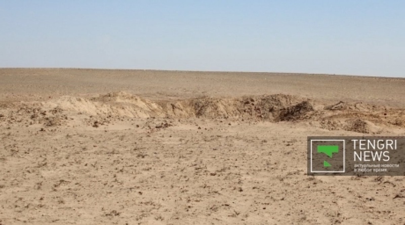 Crash site of Proton-M carrier rocket. Photo by Baubek Konyrov©