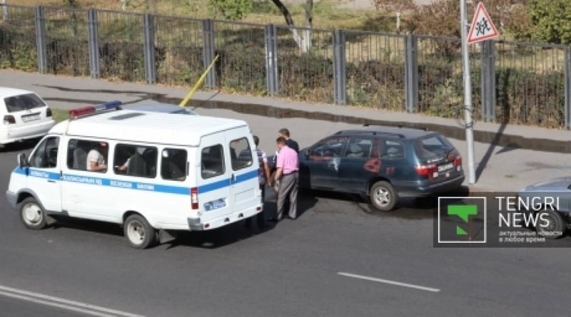 At the accident site. Photo by Assemgul Kassenova©