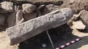 Karaganda archaeologists discover Saka-era granite sculpture