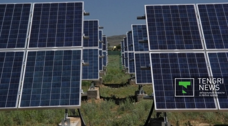 Solar power station in Zhambyl oblast. Photo by Dmitriy Khegai©