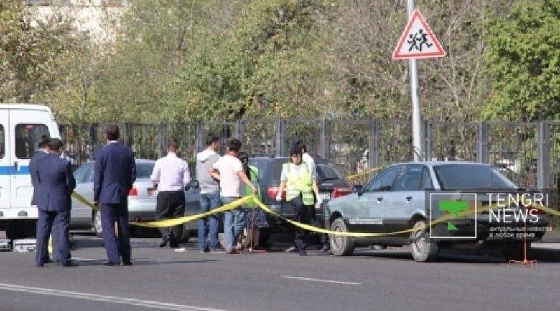 At the accident site. Photo by Assemgul Kassenova©