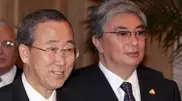UN Secretary-General Ban Ki-moon thanked Kassym-Zhomart Tokayev for his work in UN